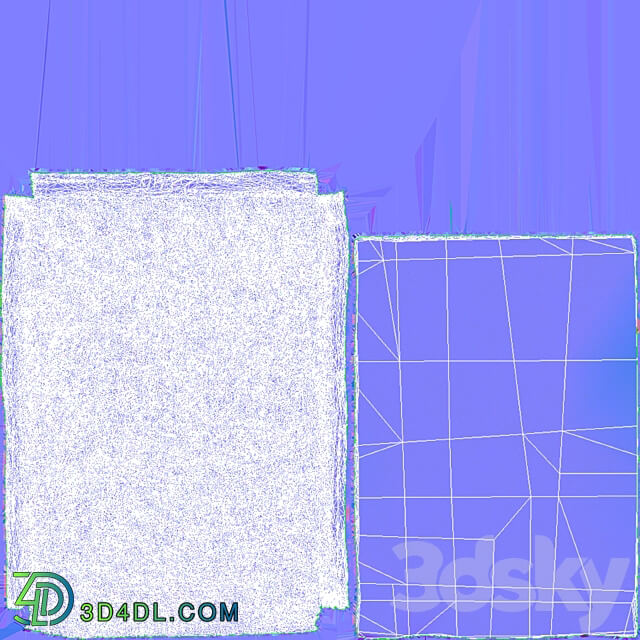 Abstract plaster painting 3D Models 3DSKY