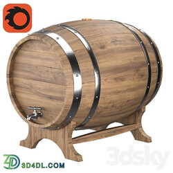 Barrel Miscellaneous 3D Models 3DSKY 