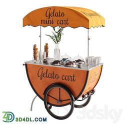 Mini Gelato cart 2 Other 3D Models 3DSKY 