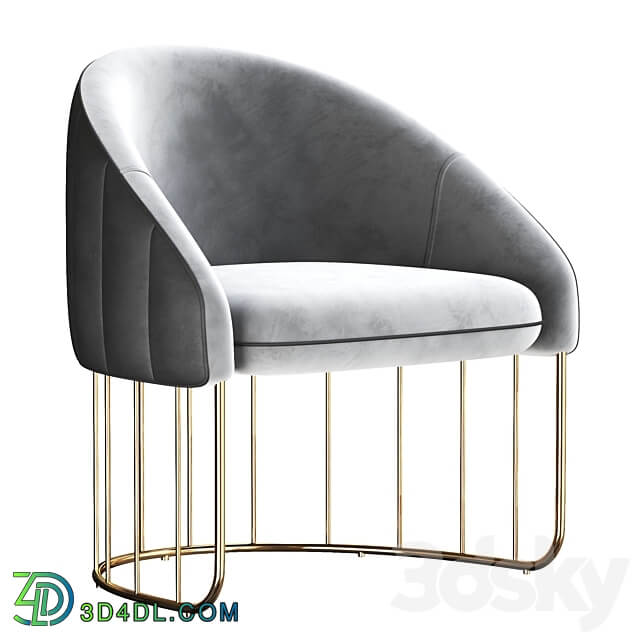 Tonella lounge chair 3D Models 3DSKY