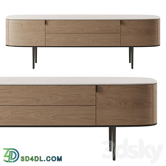 SYMPHONY sideboard by Poliform Sideboard Chest of drawer 3D Models