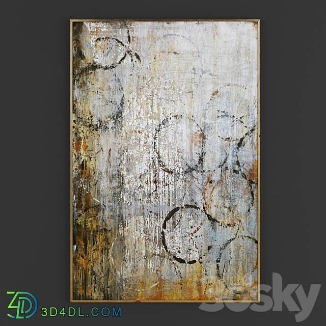 Collection of paintings N301 3D Models