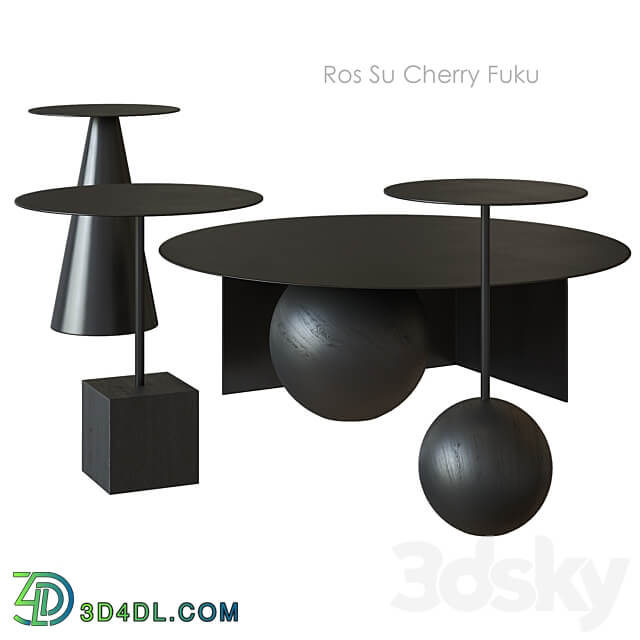 Ros Su Cherry Fuku SALAK coffee table 3D Models