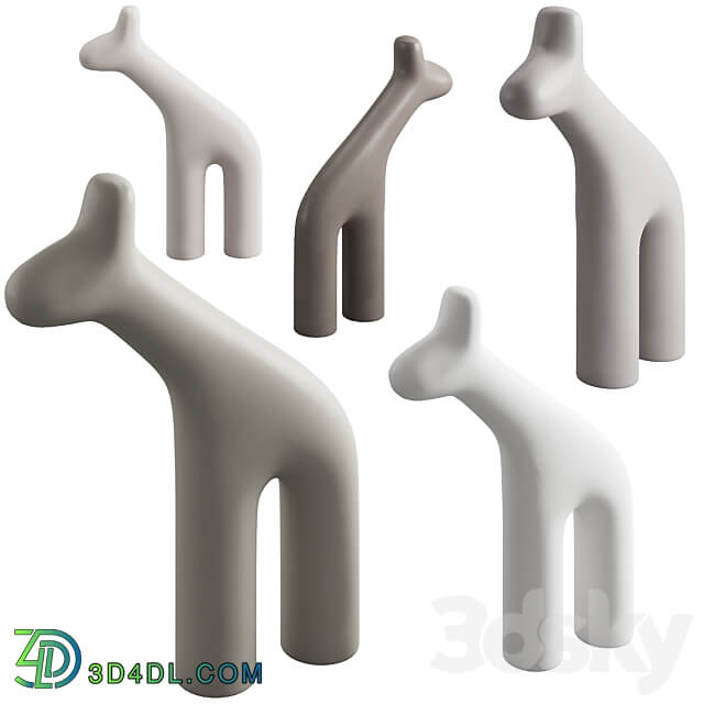 099 Plust RAFFA Polyethylene sculptures 3D Models