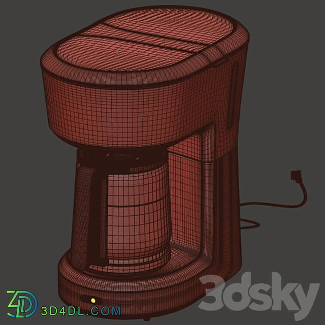 Set of Mr Coffee Machine 3D Models