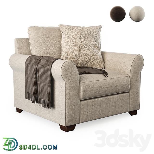 Armchair Wilcot 3D Models