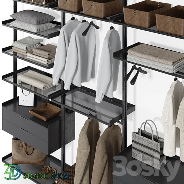 Rimadesio Zenit Wardrobe Display cabinets 3D Models