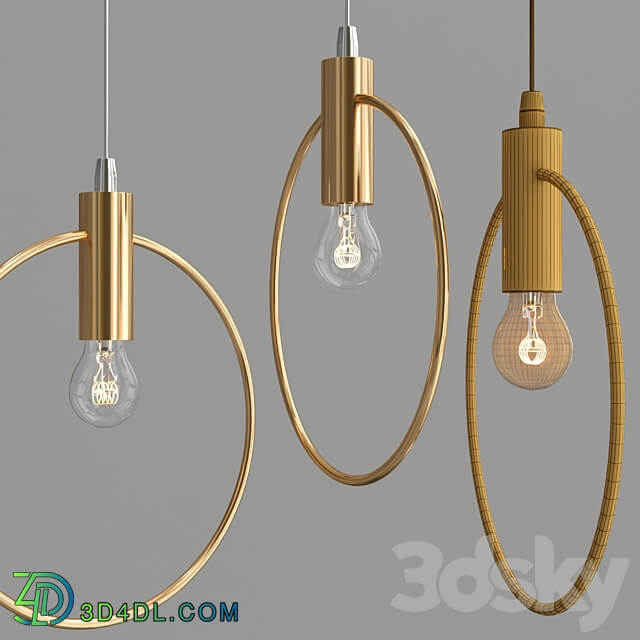 Nordic Chandelier Pendant light 3D Models