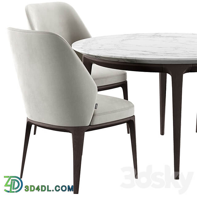 Emma Chair Play Table Dining Set Table Chair 3D Models