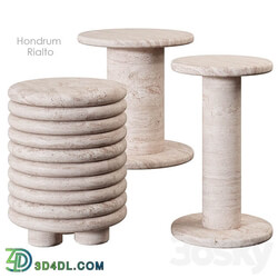 Hondrum Rialto coffee table Corner Design 3D Models 