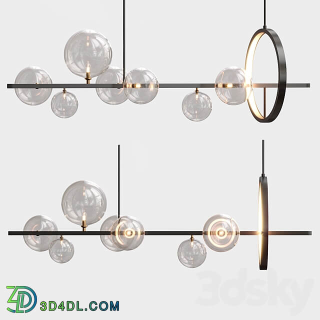 Chandelier IONA L Pendant light 3D Models