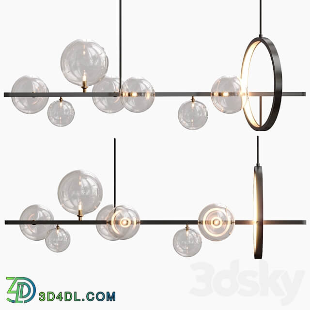 Chandelier IONA L Pendant light 3D Models