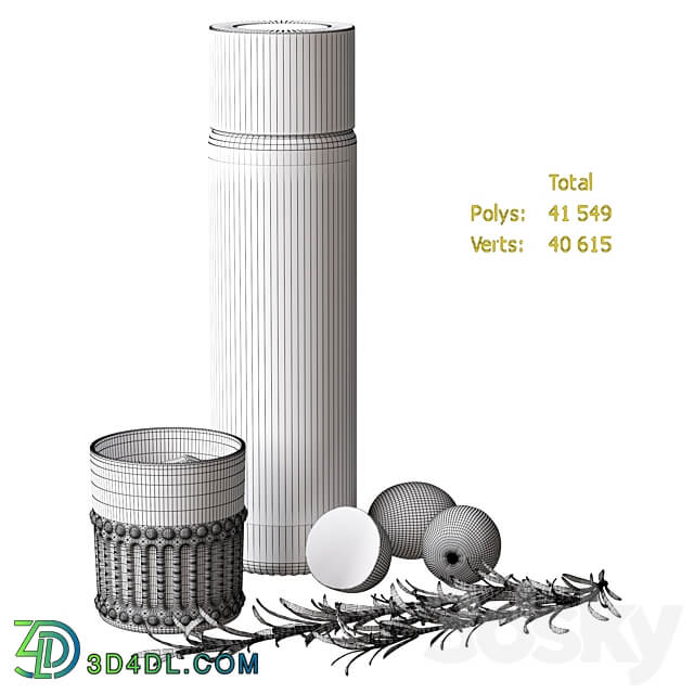 VOSS decor set 3D Models