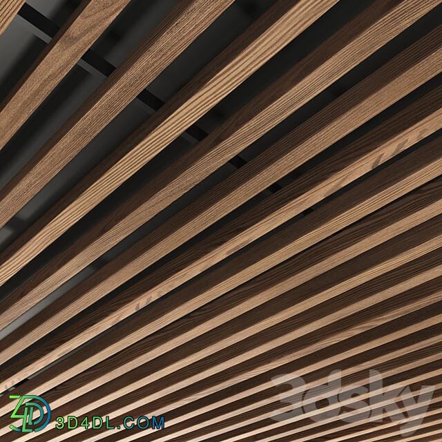 Collection of slatted ceilings Grilyato 3D Models