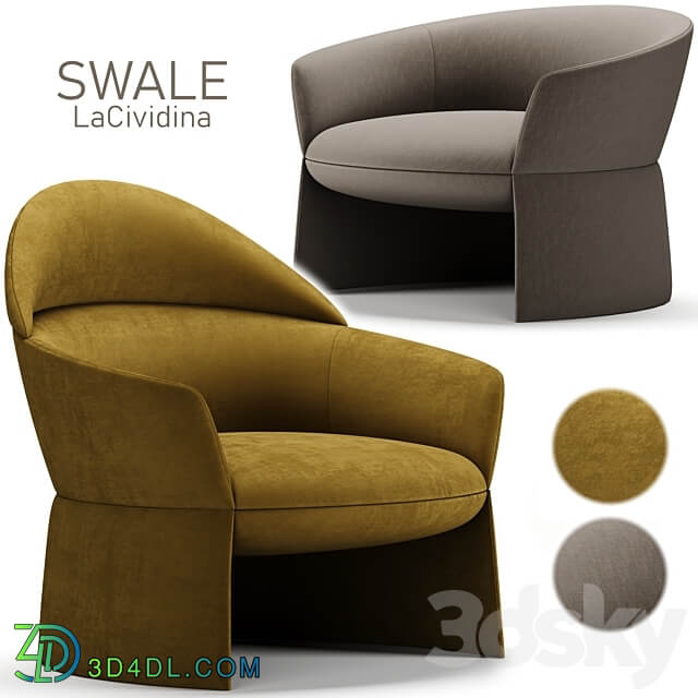 SWALE armchair LaCividina 3D Models