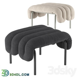 Hem. Puffy Ottoman. 3D Models 