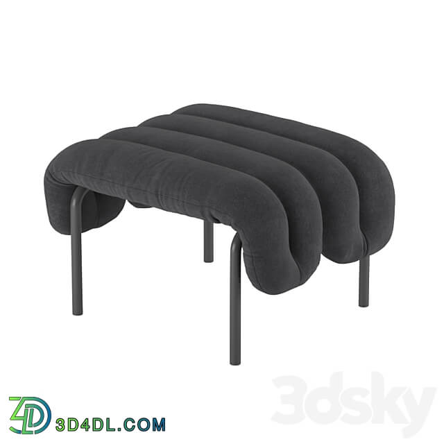 Hem. Puffy Ottoman. 3D Models