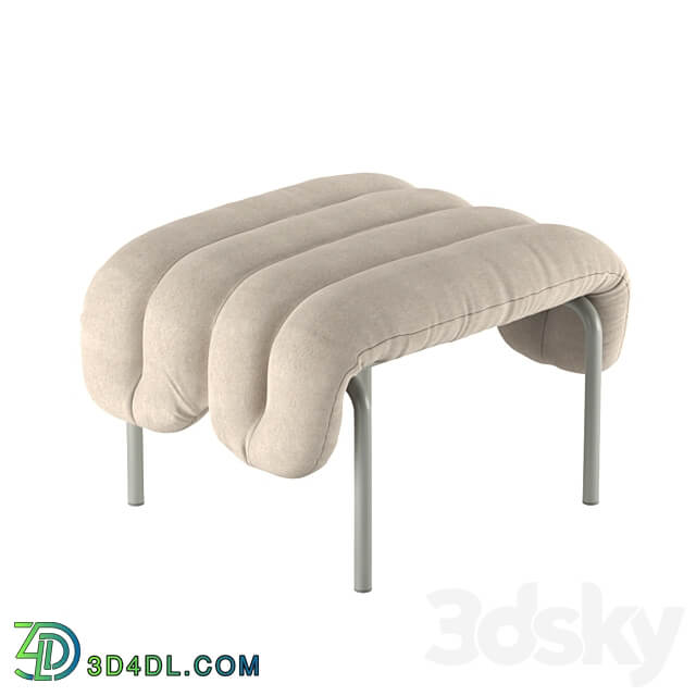 Hem. Puffy Ottoman. 3D Models