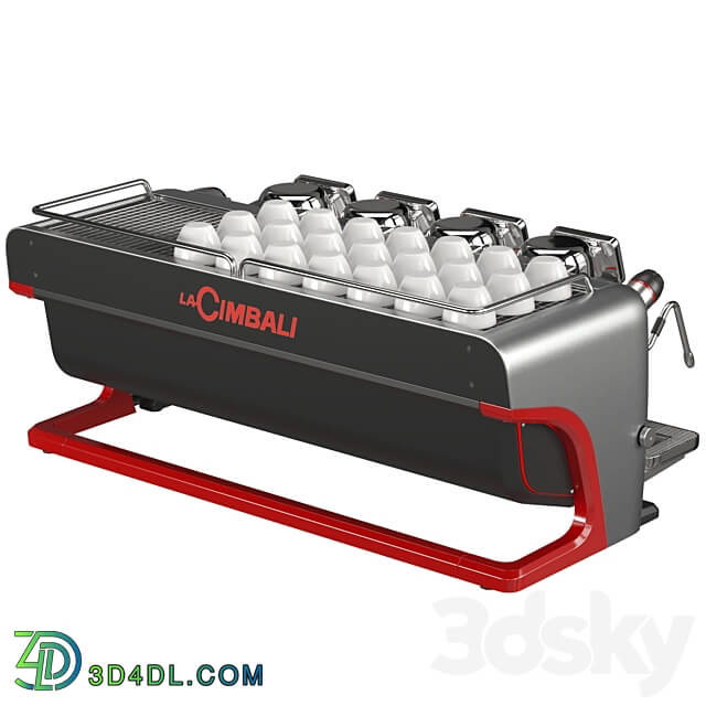 Coffee machine for coffee shop La Cimbali M200 3D Models