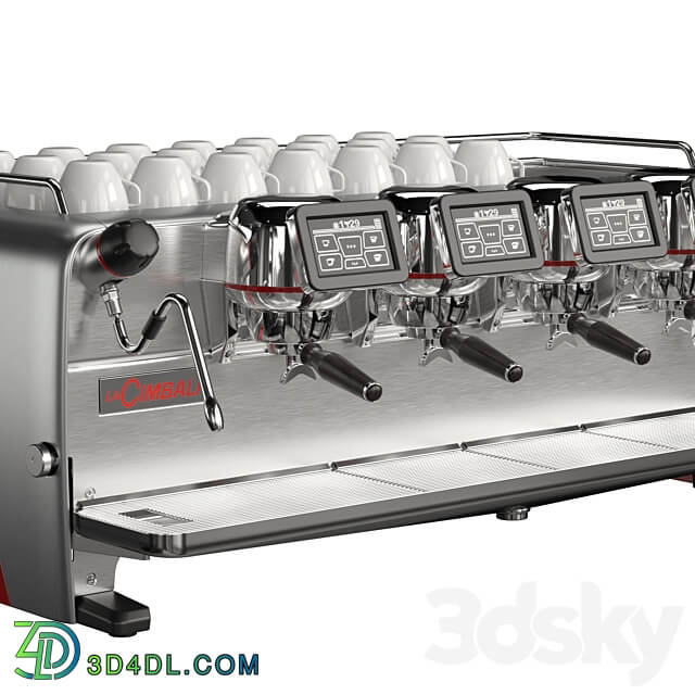 Coffee machine for coffee shop La Cimbali M200 3D Models