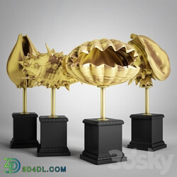 sea gold set Other decorative objects 3D Models 