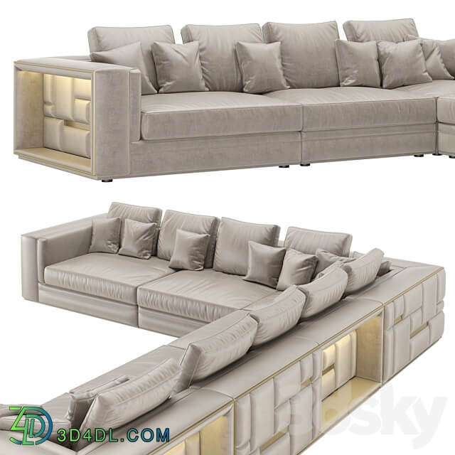 Visionnaire Babylon Rack sofa 3D Models