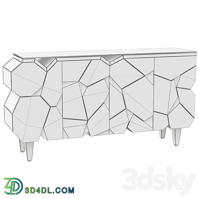 Mosaik Chest of drawers Sideboard Chest of drawer 3D Models