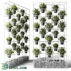 Vertical garden for potted plants Fitowall 3D Models 