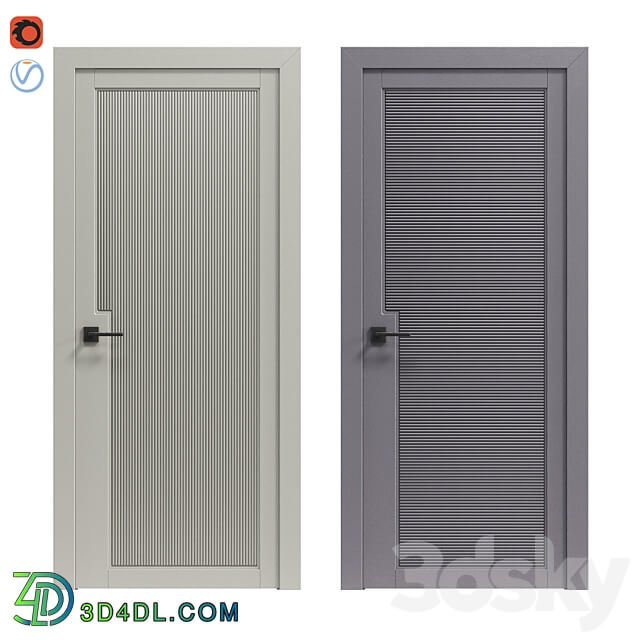 Interior doors Geona Unika 1 and 2 3D Models