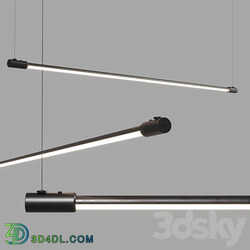 Linear LED Pendant Lamp Pendant light 3D Models 