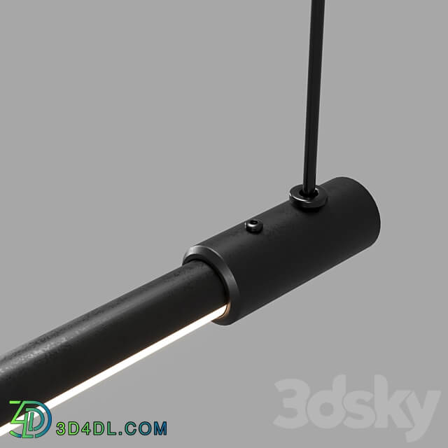 Linear LED Pendant Lamp Pendant light 3D Models