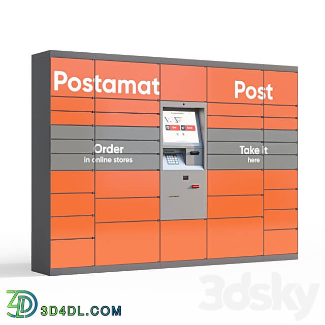 Postamat postamat Miscellaneous 3D Models