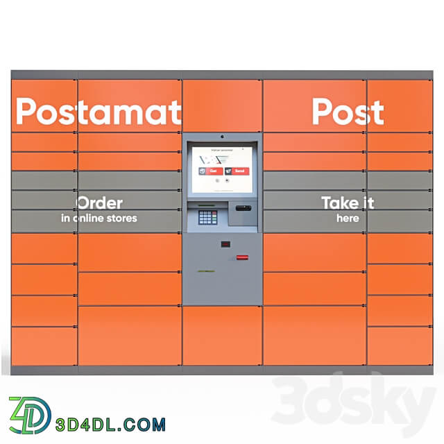 Postamat postamat Miscellaneous 3D Models
