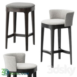 Devon barstool by Molteni 3D Models 