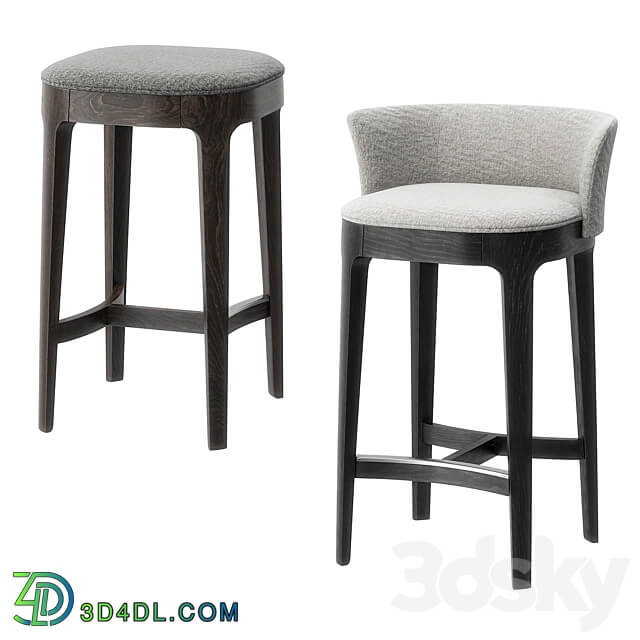 Devon barstool by Molteni 3D Models