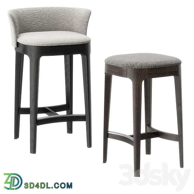 Devon barstool by Molteni 3D Models