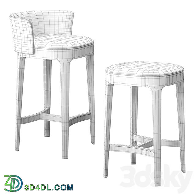 Devon barstool by Molteni 3D Models