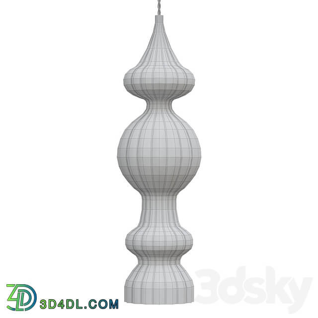 SPINDLE PENDANT 4 BUBBLE Pendant light 3D Models