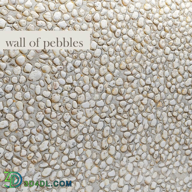 Pebbles. Other decorative objects 3D Models