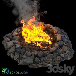 Campfire 01 Other 3D Models 