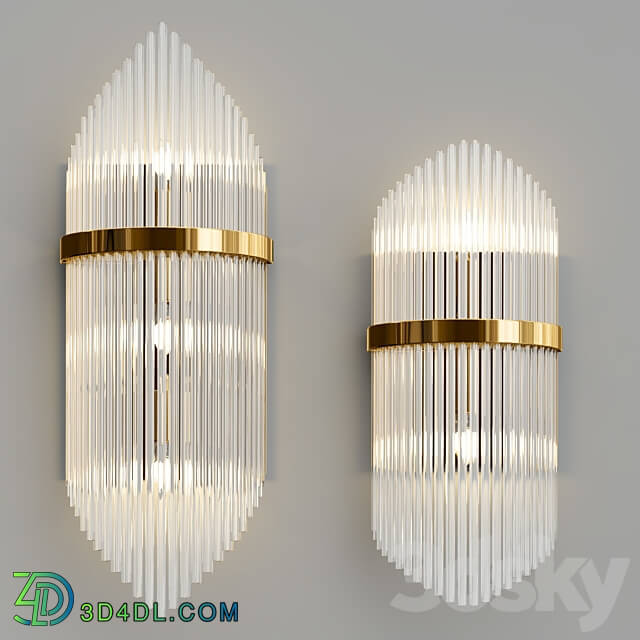 Glass Sconce Collection 3D Models