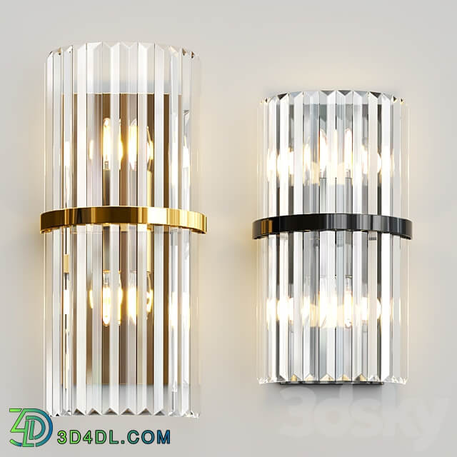 Glass Sconce Collection 3D Models