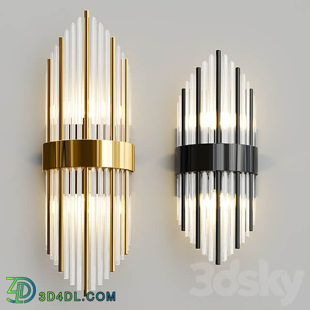 Glass Sconce Collection 3D Models