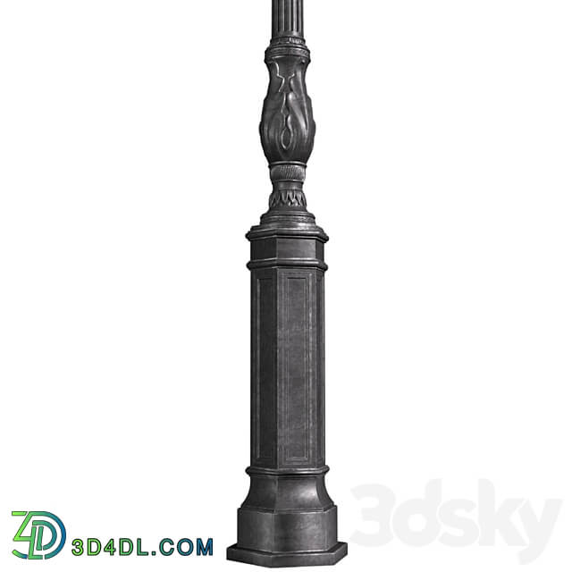 Classic street Outdoor landscape light Lamp Lantern 3D Models