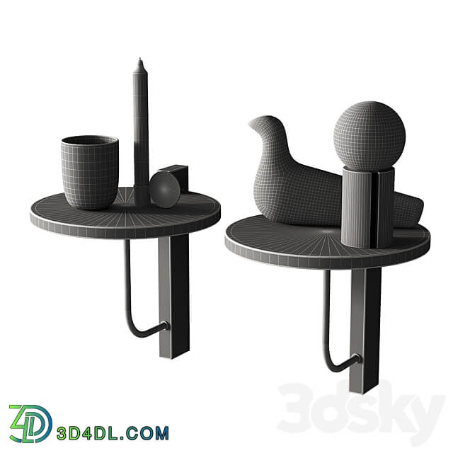140 Menu Corbel Shelf by Kroyer Saetter Lassen P02 Other 3D Models