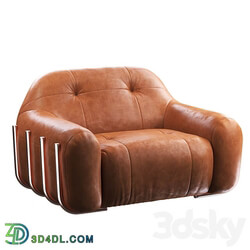 Brace Leather Chair 3D Models 