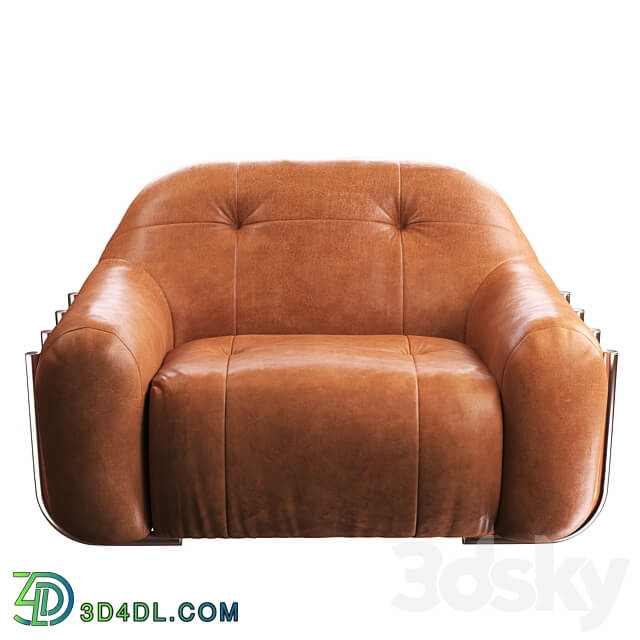 Brace Leather Chair 3D Models