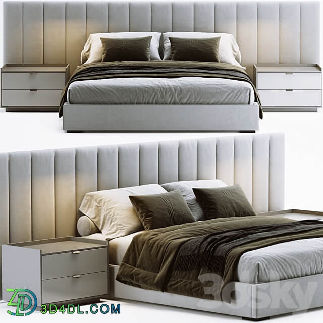 RH Modena Bed Bed 3D Models