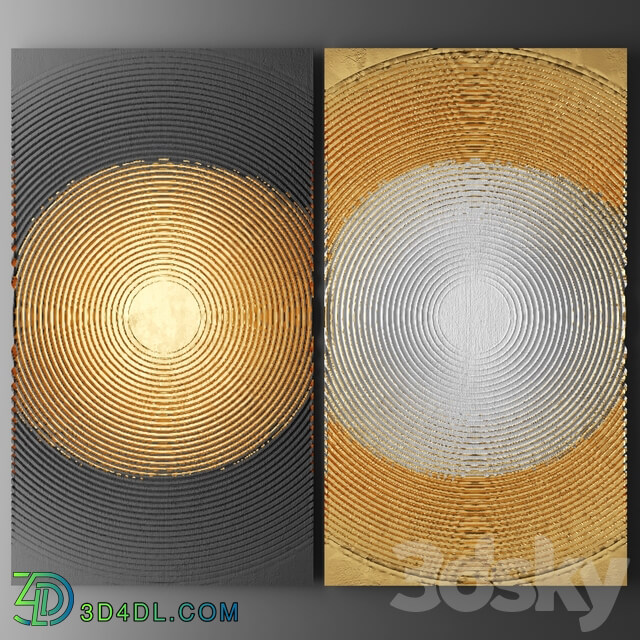 Decor for wall. Panel. Other decorative objects 3D Models