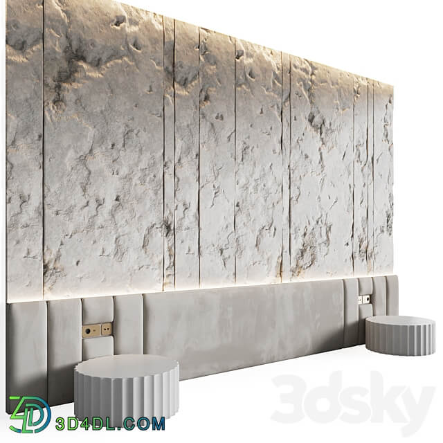 Headboard Eroded Other decorative objects 3D Models